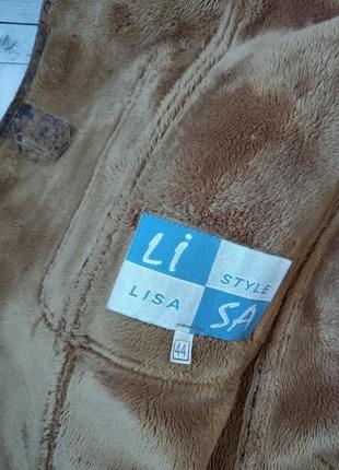 Пальто замшеве коричневе lisa9 фото