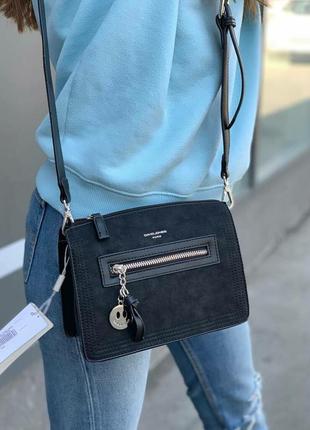 Сумка на довгій ручці cross-body сумочка трендова і стильна кроссбоди david jones2 фото