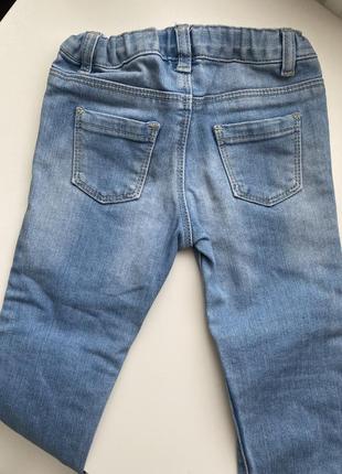 Джинсы zara на девочку 18/24 4
