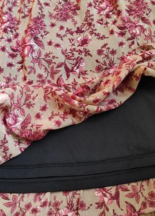 Ярусное платье сарафан сукня объемный рукав m(10)6 фото
