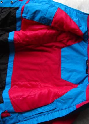 Спортивная горнолыжная термо влагостойкая теплая куртка парка с капюшоном crivit ian2752174 фото