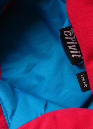 Спортивная горнолыжная термо влагостойкая теплая куртка парка с капюшоном crivit ian2752177 фото