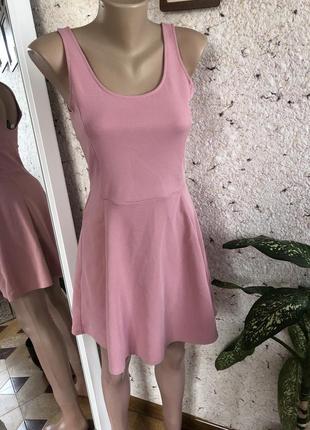 Летнее платье,розовое 36 р h&amp;m