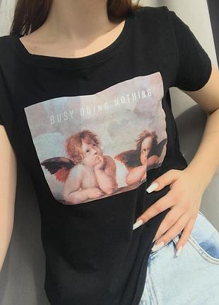 Футболка с ангелами