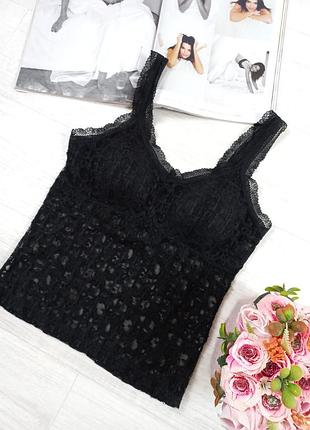 Жіноча мереживна майка топ