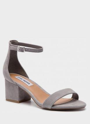 Женские босоножки на широком каблуке steve madden оригинал замша 38р 9t30