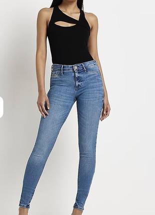 Джинси river island plus molly skinny jeans, xxl
