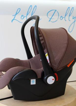 Автокрісло переноска tilly sparky t-511 група 0+ от 0-13 кг, brown2 фото