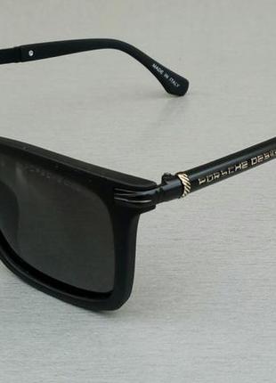 Брендові окуляри чоловічі сонцезахисні чорні поляризированые