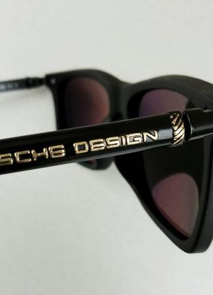 Porsche design окуляри чоловічі сонцезахисні чорні поляризированые8 фото