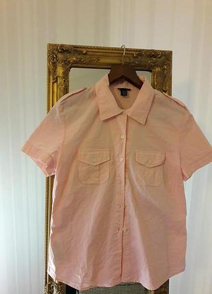 Рубашка бледно- розового цвета#gant # оригинал