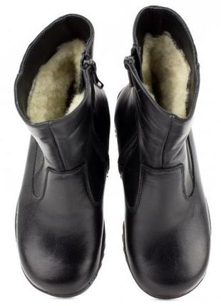 Детские черные демисезонные подростковые ботинки полусапожки braska 25,28р. оригинал д-1253 фото