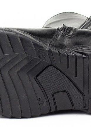 Детские черные демисезонные подростковые ботинки полусапожки braska 25,28р. оригинал д-1259 фото