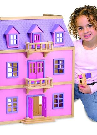 Многоэтажный кукольный домик melissa&doug md45702 фото