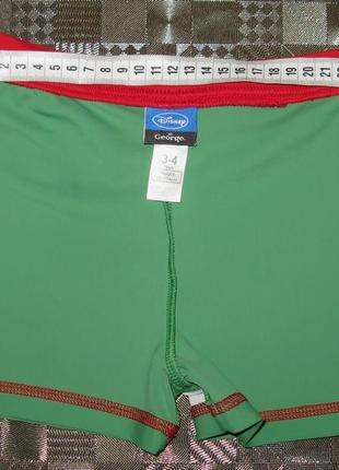 Плавки шортики для плавания (шорты) george disney mickey mouse 3-4 года4 фото