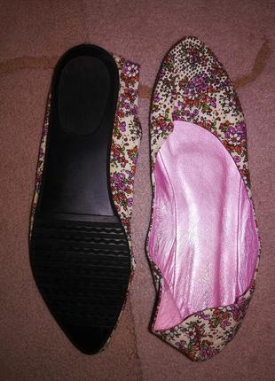 Лодочки яркие% розпродажа лето