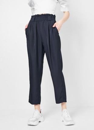 Брюки штаны классические черные zara
