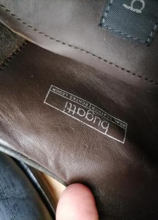 Кожаные туфли фирмы bugatti оригинал8 фото
