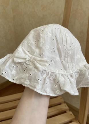 Гарнянка панама из прошвы primark, 2-4 р.