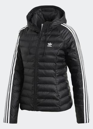 Оригінальний приталений пуховик на єврозиму adidas slim jacket / ed47842 фото