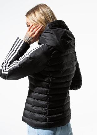 Оригінальний приталений пуховик на єврозиму adidas slim jacket / ed478410 фото