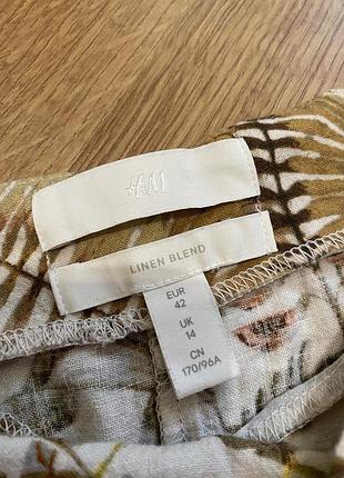 Блуза льон h&m 4
