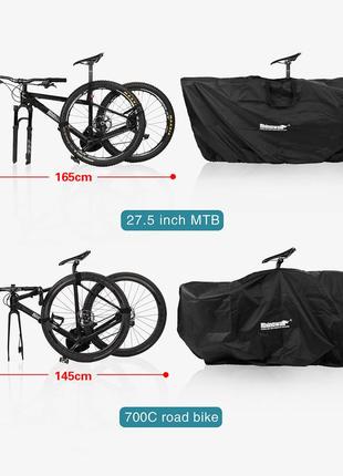 Велочохол rhinowalk mtb 27.5 light rm262 black7 фото