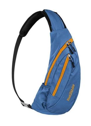 Рюкзак-сумка naturehike chest bag 6 л nh23x008-k  блакитний