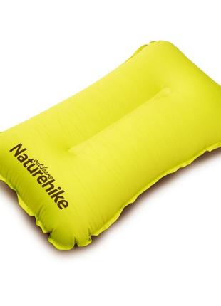 Самонадувающаяся подушка naturehike sponge automatic inflatable pillow nh17a001-l yellow