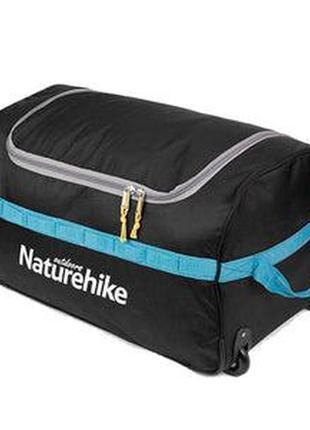 Сумка дорожня naturehike сamp suitcase a027 110 л nh18x027-l black