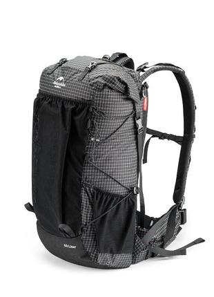 Рюкзак туристичний naturehike rock 40l nh20bb113 black1 фото