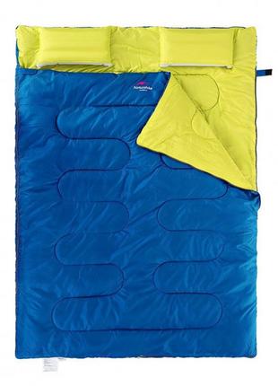 Спальний мішок naturehike double sleeping bag with pillow sd15m030-j indigo