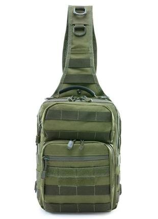 Сумка через плечо smartex 3p tactical 12 st-102 army green