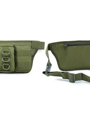 Сумка поясна smartex 3p tactical 2 st-025 army green2 фото