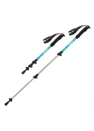 Трекинговые палки naturehike st 01 6061 3-сек (пара) nh17d001-z sky blue