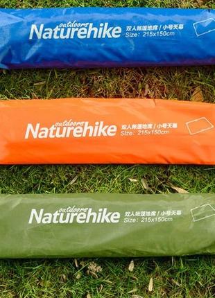 Тент универсальный naturehike 210t polyester 2,15х1.5м 0,23 кг nh15d004-x orange3 фото