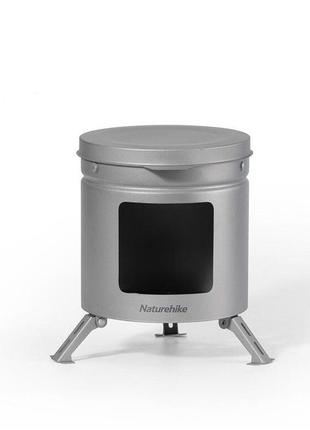 Піч-щепочниця naturehike wood stove titanium nh20rj005