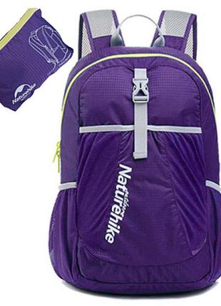 Рюкзак naturehike компактный 22  nh15a119-b фіолетовий