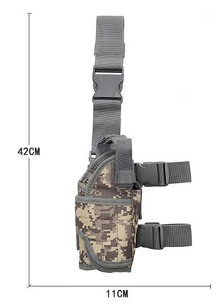 Кобура набедренная smartex 3p tactical st-063 acu camouflage3 фото