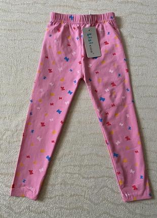 Детские лосины для девочки lizi kids 92-110 весна лето