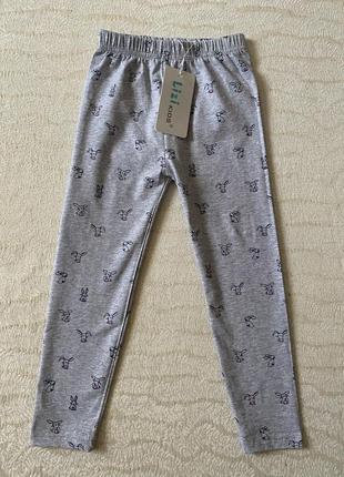 Детские лосины для девочки lizi kids 92-110 весна лето