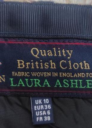 Спідниця юбка laura ashley вовна шерсть гусяча лапка10 фото