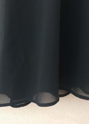 Шифоновое платье с цветами h&m 38р.4 фото