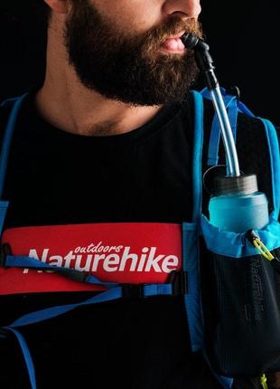 Фляга для бігу naturehike soft flask 0.42 л nh17s028-b блакитний8 фото