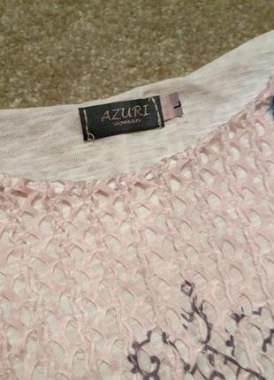 Нарядный блузон сетка azuri--14р4 фото