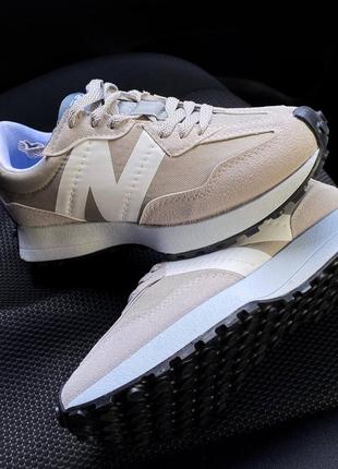 Кроссовки new balance 327 ivory