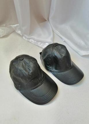 ☘️ кепка бейсболка шапка утеплённая эко-кожа размер универсальный по ширине подходят на любую голову1 фото