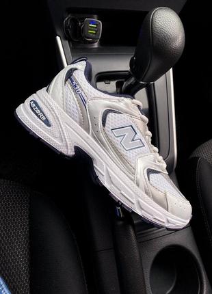 Кроссовки new balance 530 white silver