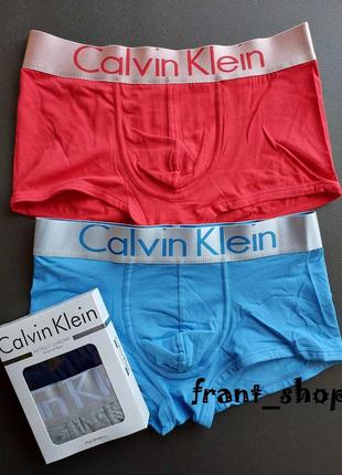 Мужские боксеры calvin klein серии steel - 2 шт.2 фото