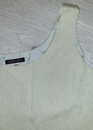 Брендовый вечерний нарядный шелковый топ, блуза, корсет, вышитый бисером6 фото